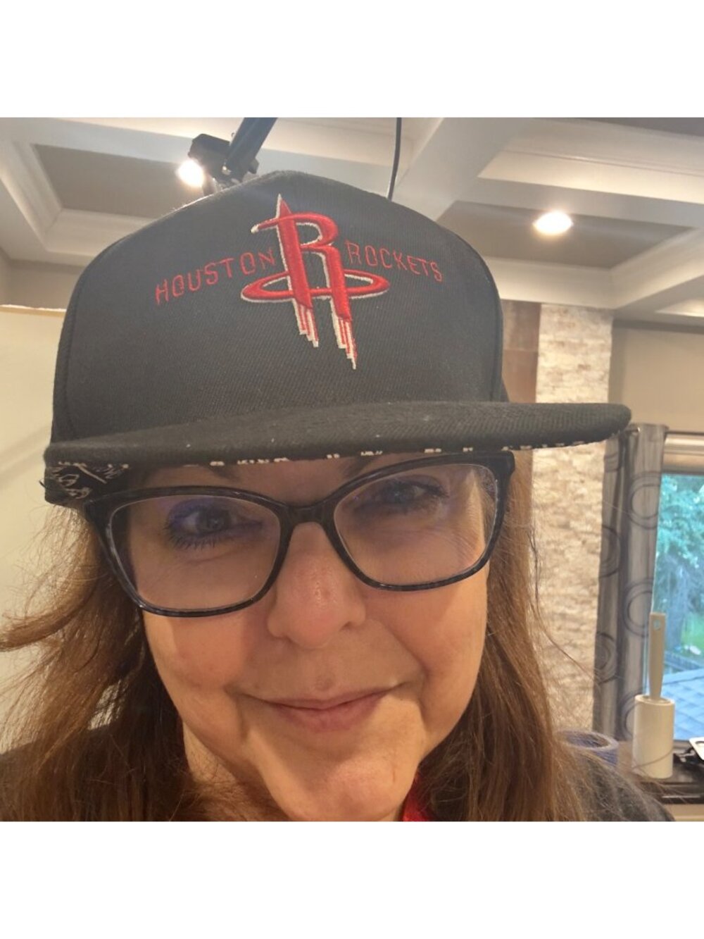 Mitchell & Ness Houston Rockets Hardwood Classics Snapback Hat Bandana Underviso